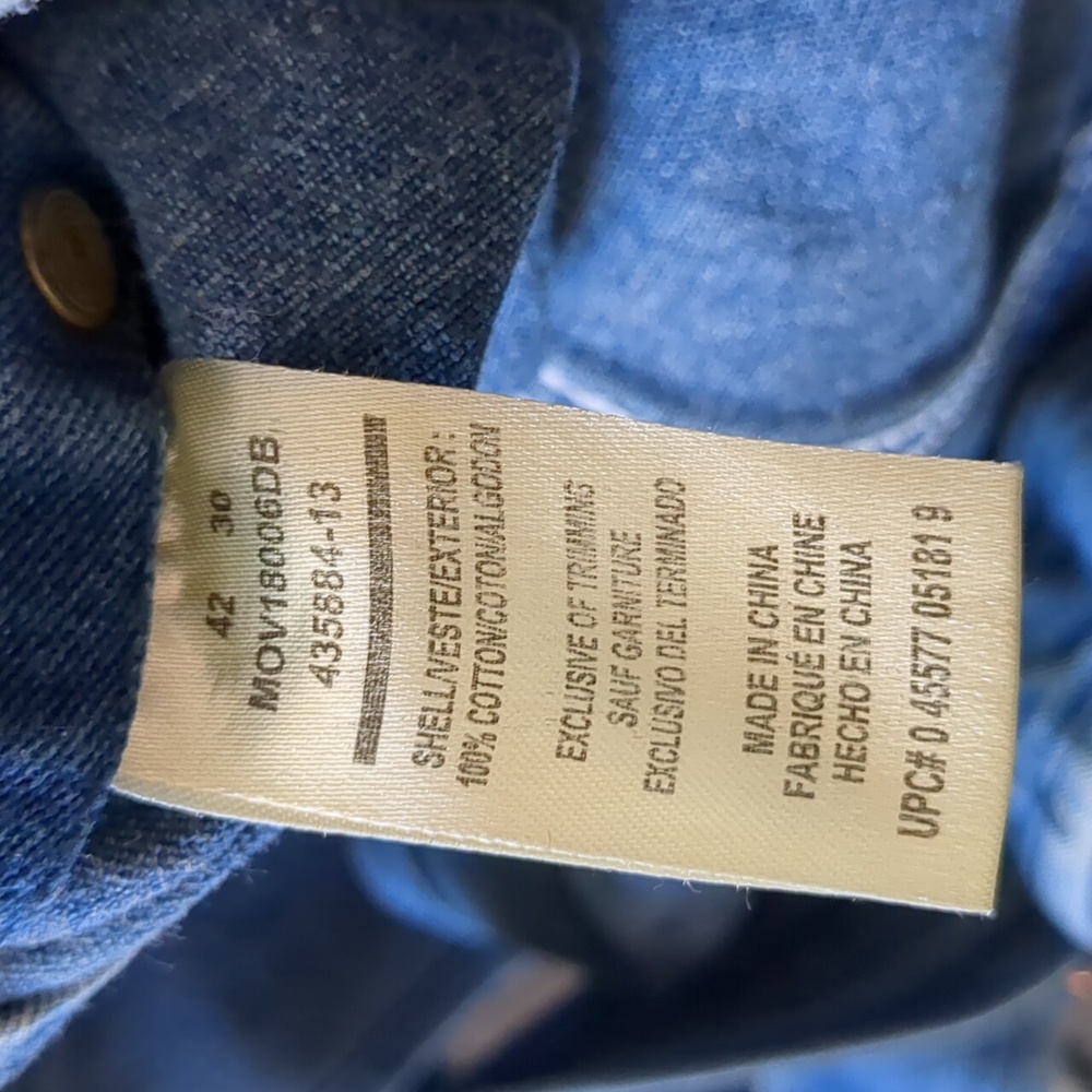 Vintage Liberty Overalls size 42 - Picture 10 of 12